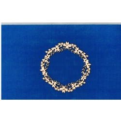 SKLEJKA #3mm  Wianek , wianuszek , ozdoba   12,5x12,5 cm , grubość sklejki 3mm.